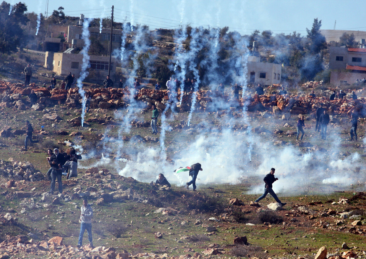 Demonstrations in Nabi Saleh often become violent, ending in clashes between demonstrators and Israeli forces. © Issam Rimawi Apaimages / Global Look Press