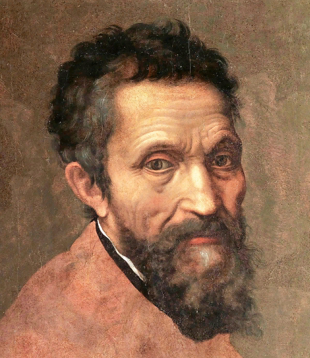 Микеланджело на портрете Даниэле да Вольтерра, около 1544 г