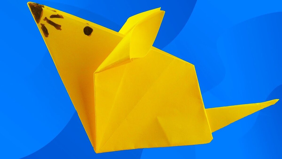 Как сделать летучую мышь - Оригами летучая мышь - Поделки из бумаги