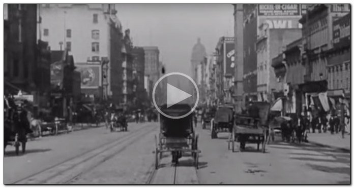  Поездка вниз по Маркет-стрит - это 13-минутный фильм, снятый с помощью кинокамеры, установленной на ???, во время поездки по Маркет-стрит в Сан-Франциско.