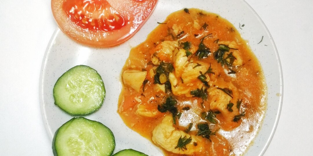 Сочная куриная грудка в подливке