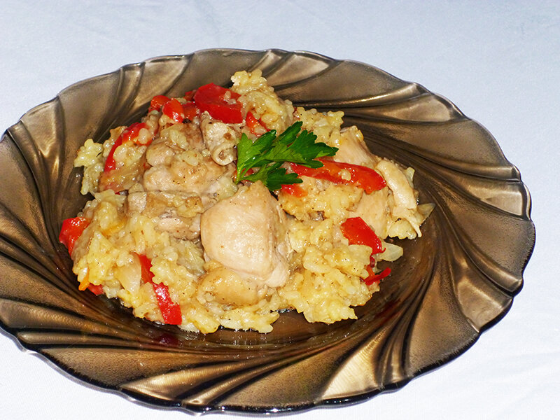 Курица с рисом