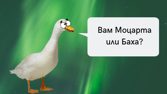 Гусь, конечно, тоже птица... но... 