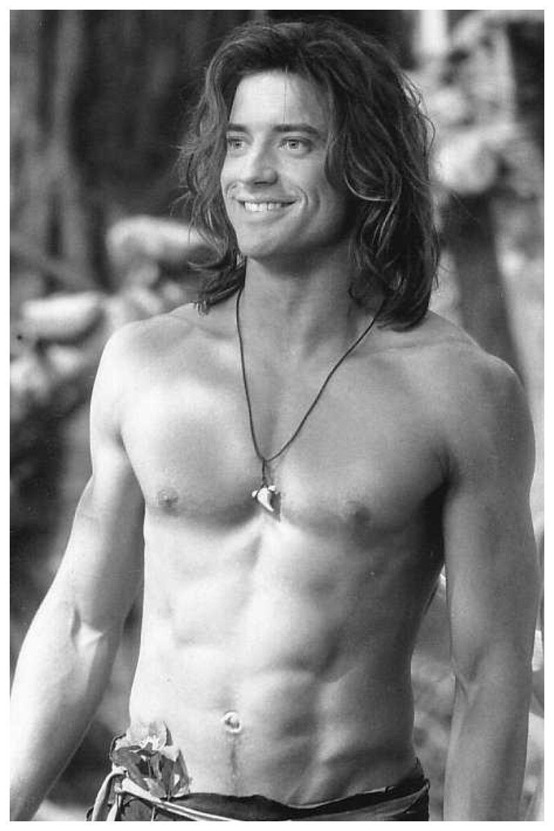 Брендан Фрейзер в молодости  