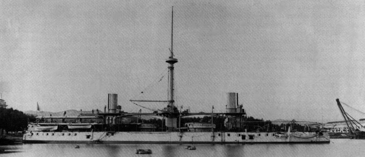 Итальянский броненосец "Дуйлио"