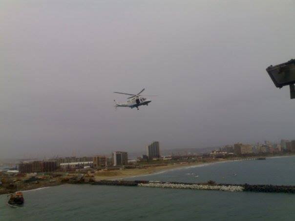 Pilot off land from mv to ashore at Rotterdam Maas Pilot stn