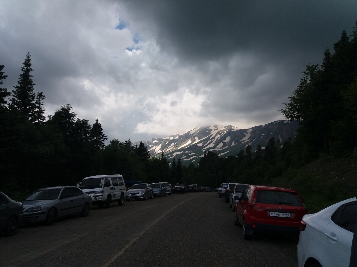 Вдоль дороги у Яворовой поляны.