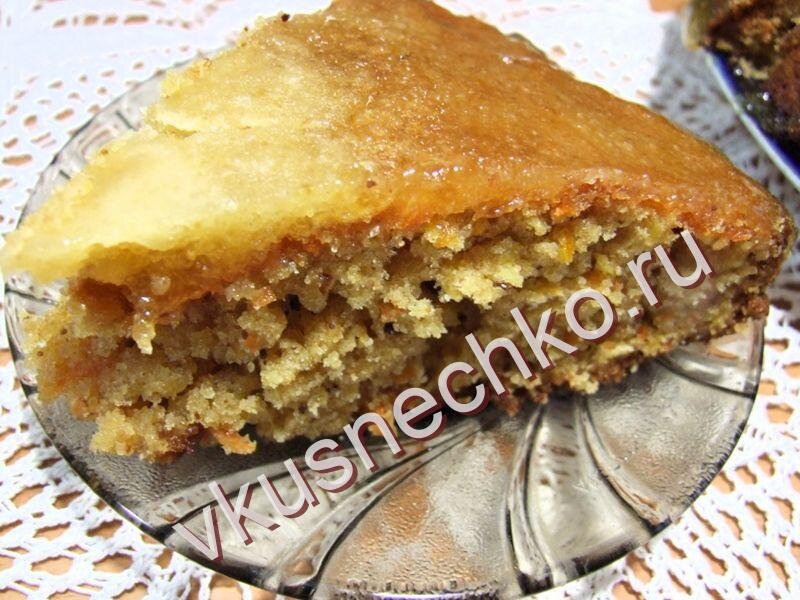 Как приготовить Морковно-апельсиновый пирог с миндалем, пошаговый рецепт с фото.