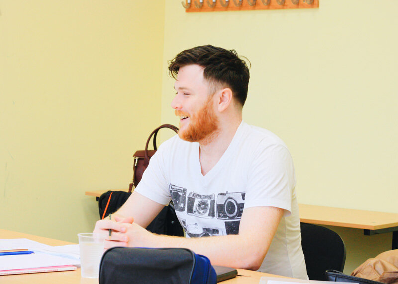 (photo: my student from U.K.)