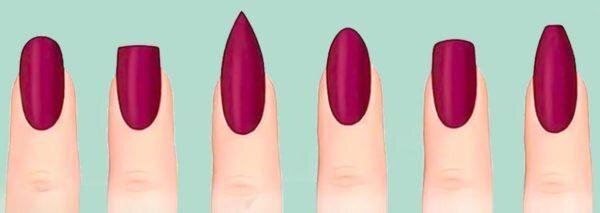 Маникюр дома. Формы ногтя