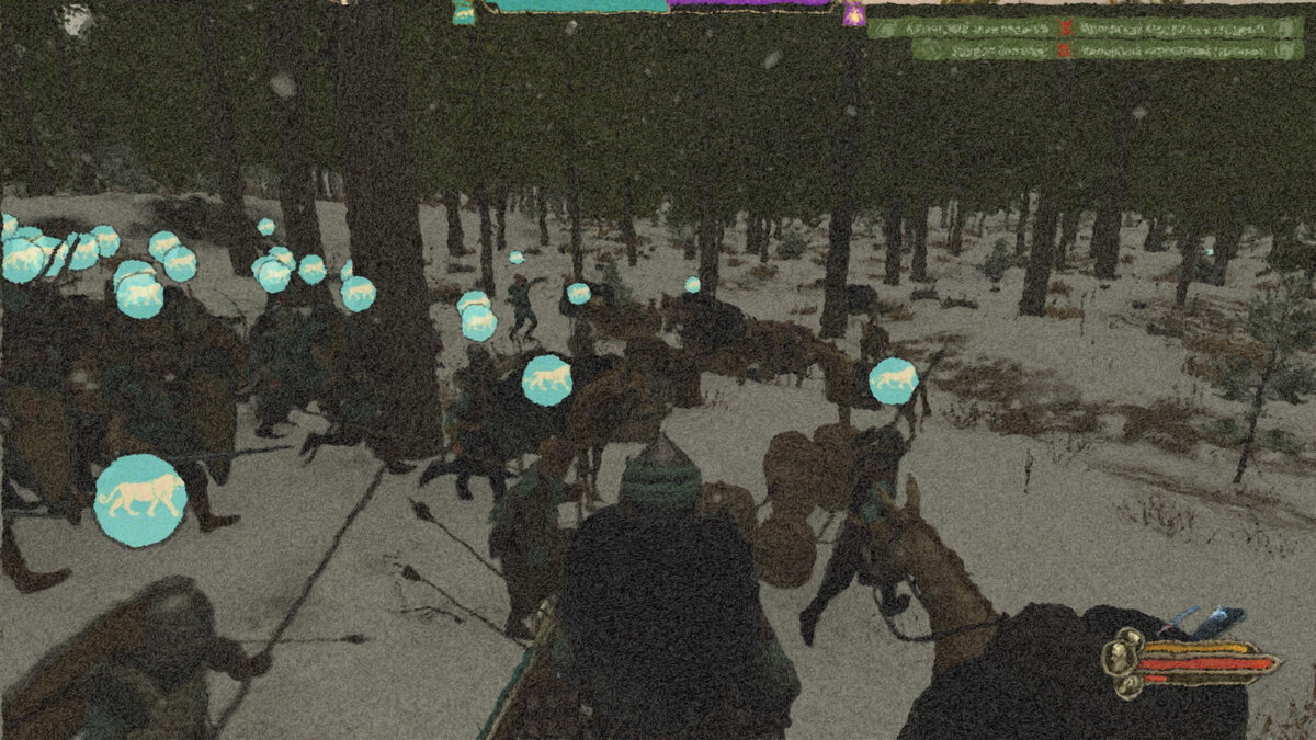 Нападения на караваны. (скриншоты из игры в художественной обработке)