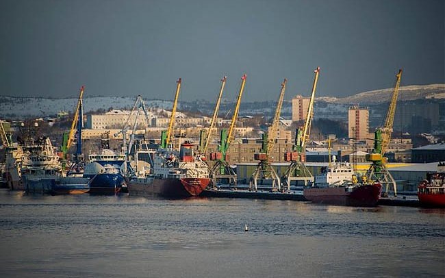 Мурманский морской рыбный порт