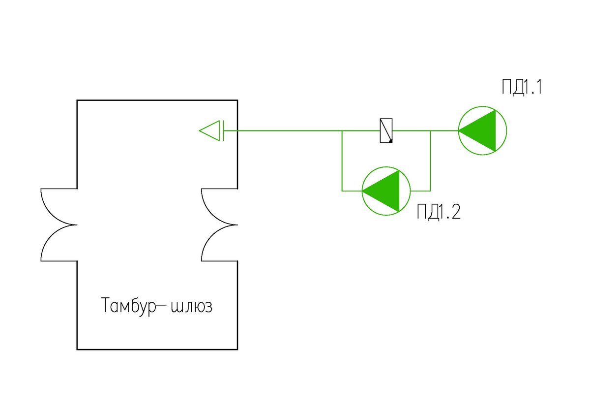 Тамбур шлюз. Схема тамбур шлюза с подпором воздуха. Схема тамбур-шлюза 1го типа. Тамбур шлюз с подпором воздуха чертеж. Подпор н2 тамбур шлюз.