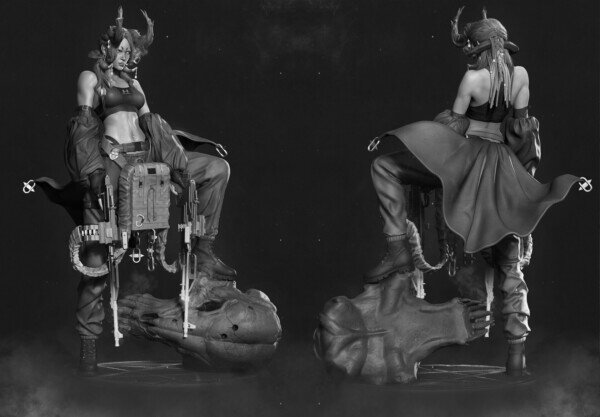 Red Menace - Statue João Comassettooão 