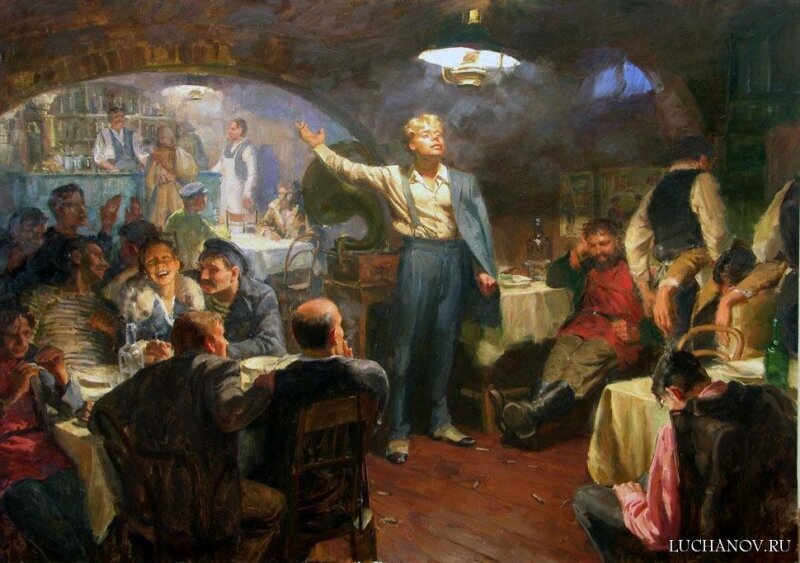 Источник: Лучанов Дмитрий Кузьмич (род. 1979) Поэт Сергей Есенин. 2011 г. (найдено по запросу в Google-картинках)