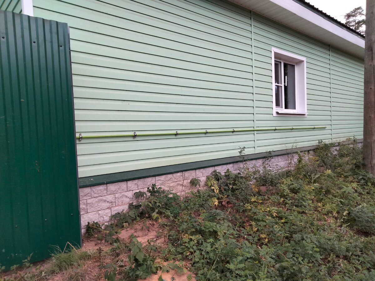 Наружный газопровод от газового шкафа до кухни