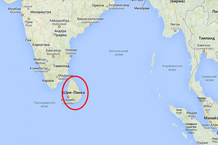 Разница со шри ланкой. Географическая карта острова Шри Ланка. Остров Шри Ланка на карте. Остров Цейлон на карте.