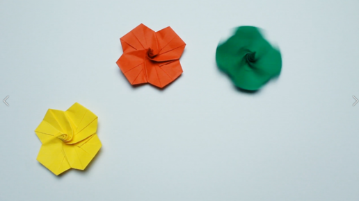 Как сделать вертушку из бумаги #оригами How to make a paper spinner # origami