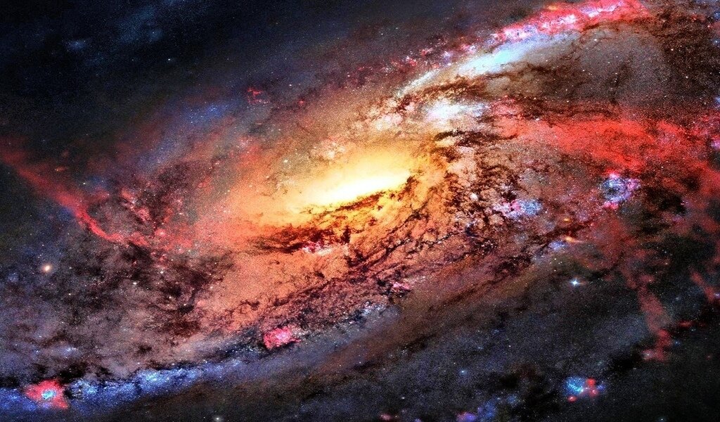Космическая пыль формируется в планету