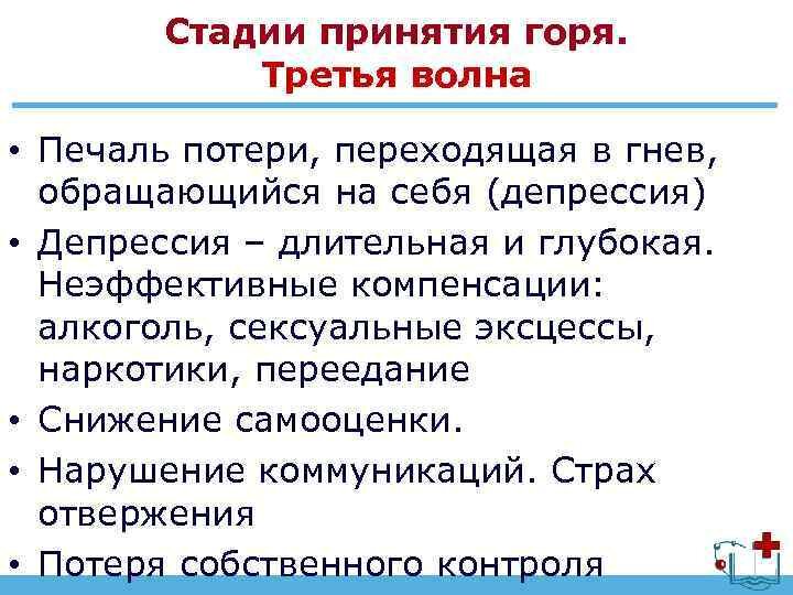 Схема проживания горя