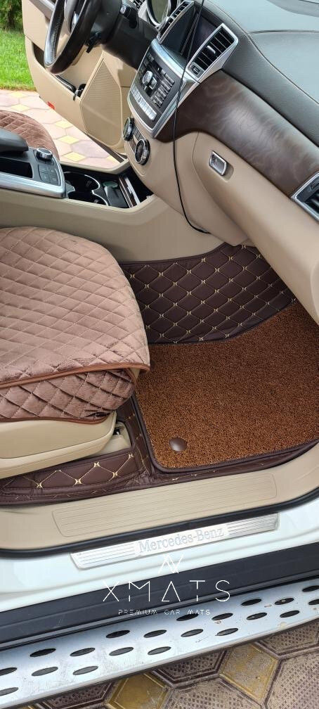 3D коврики из экокожи на Mercedes-Benz GL-Class (X166)