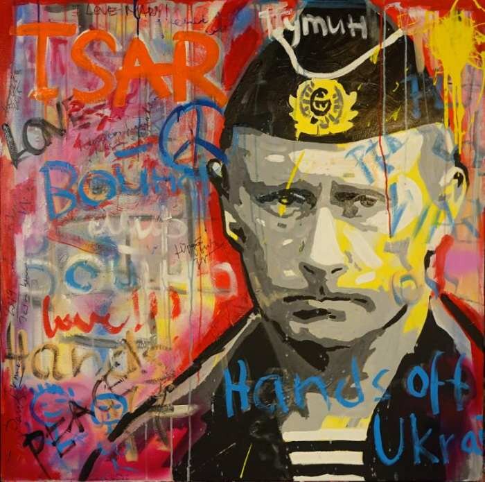 Современный польский художник Войцех Бабски. Картина «Путин».