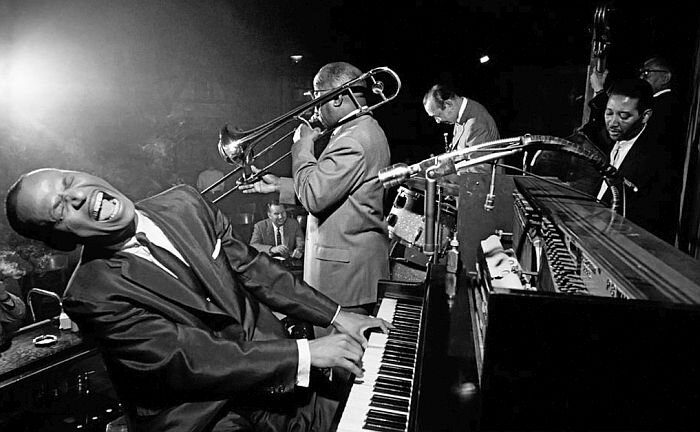 Эрл Хайнс (на переднем плане). Сан-Франциско, 1958 г.