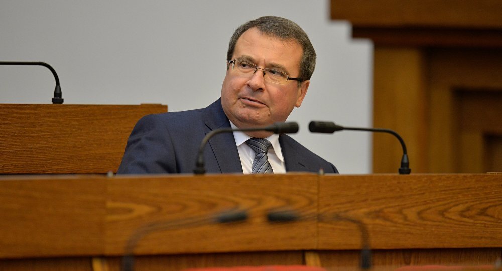 Глава Минфина Белоруссии Владимир Амарин. 
