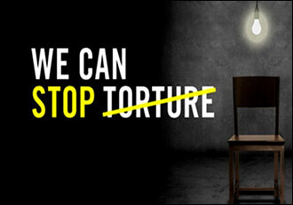 Плакат правозащитной организации Amnesty International против пыток. Иллюстрация с сайта организации 
