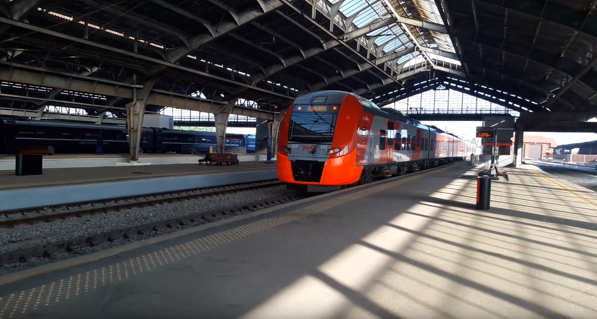 Ласточка на Южном вокзале Калиниграда