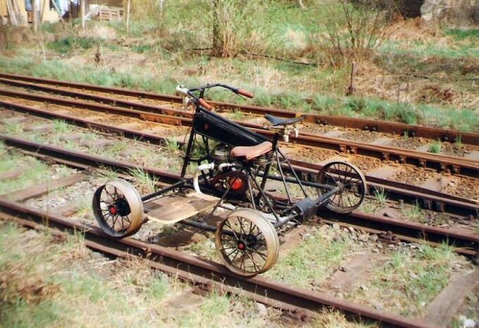 Как может выглядеть самодельная дрезина