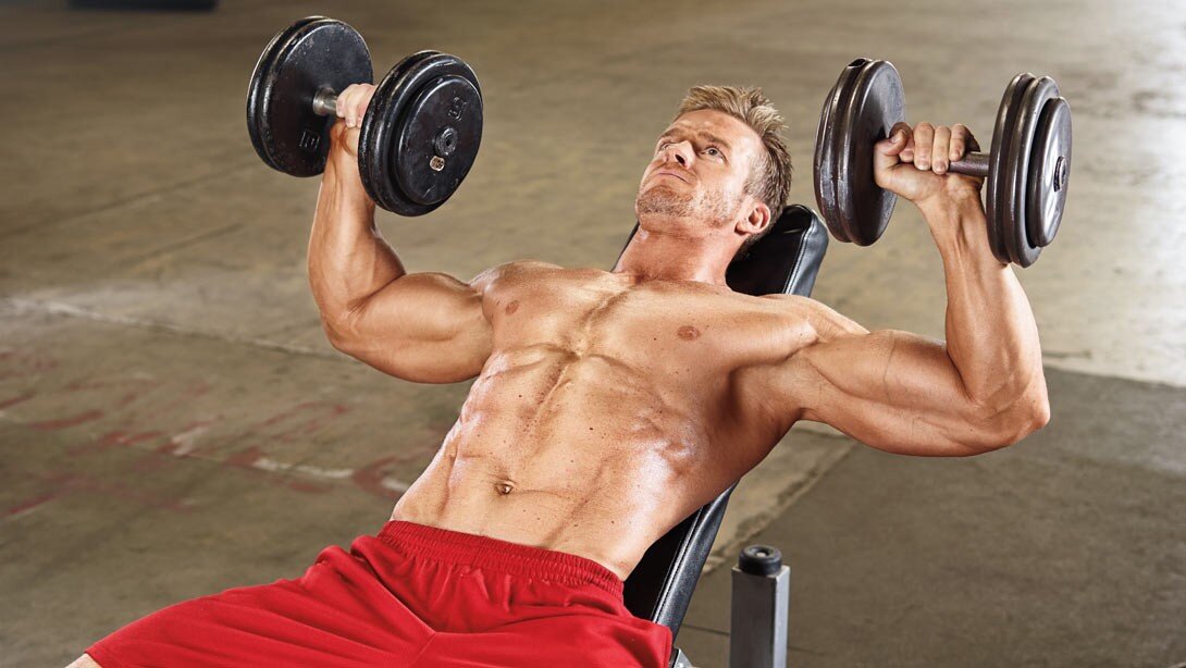 Упражнение Dumbbell Bench Press