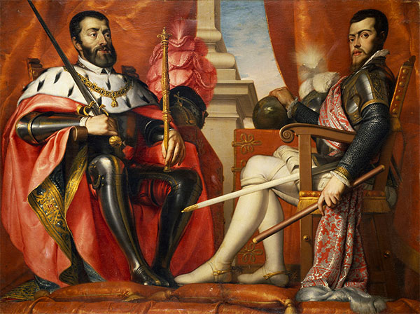 А. Фернандес. Филипп II и его отец Карл V