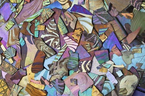 Разнообразие витражных стекол Тиффани. Источник: http://journalofantiques.com/features/tiffany-mosaics-corning-museum-glass/