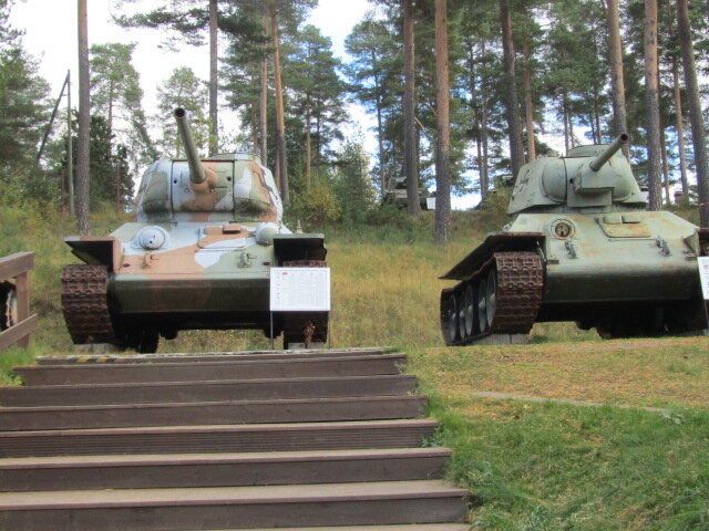 Т-34 в Парола (танковый музей Финляндия), фото автора SATDATA