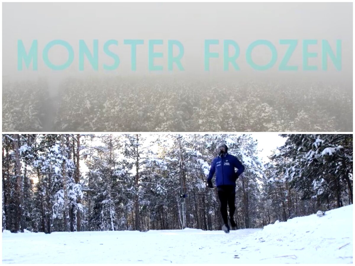 Свое приключение он назвал Monster Frozen.