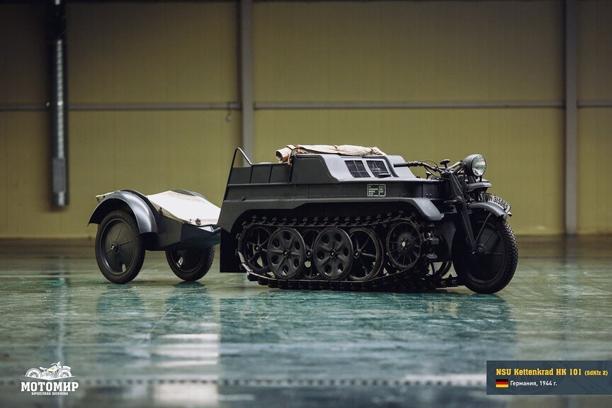 NSU Kettenkrad HK 101 SdKfz2 из коллекции "Мотомир Вячеслава Шеянова"