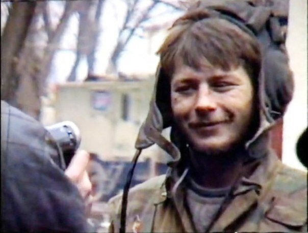 Игорь Григорашенко в Грозном. Январь 1995 года.