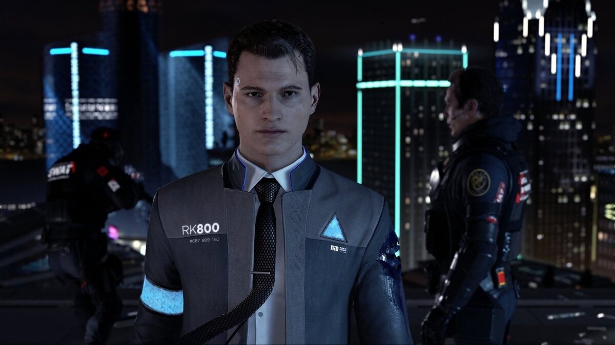 Коннор из игры Detroit:Become Human после прохождения первой миссии!