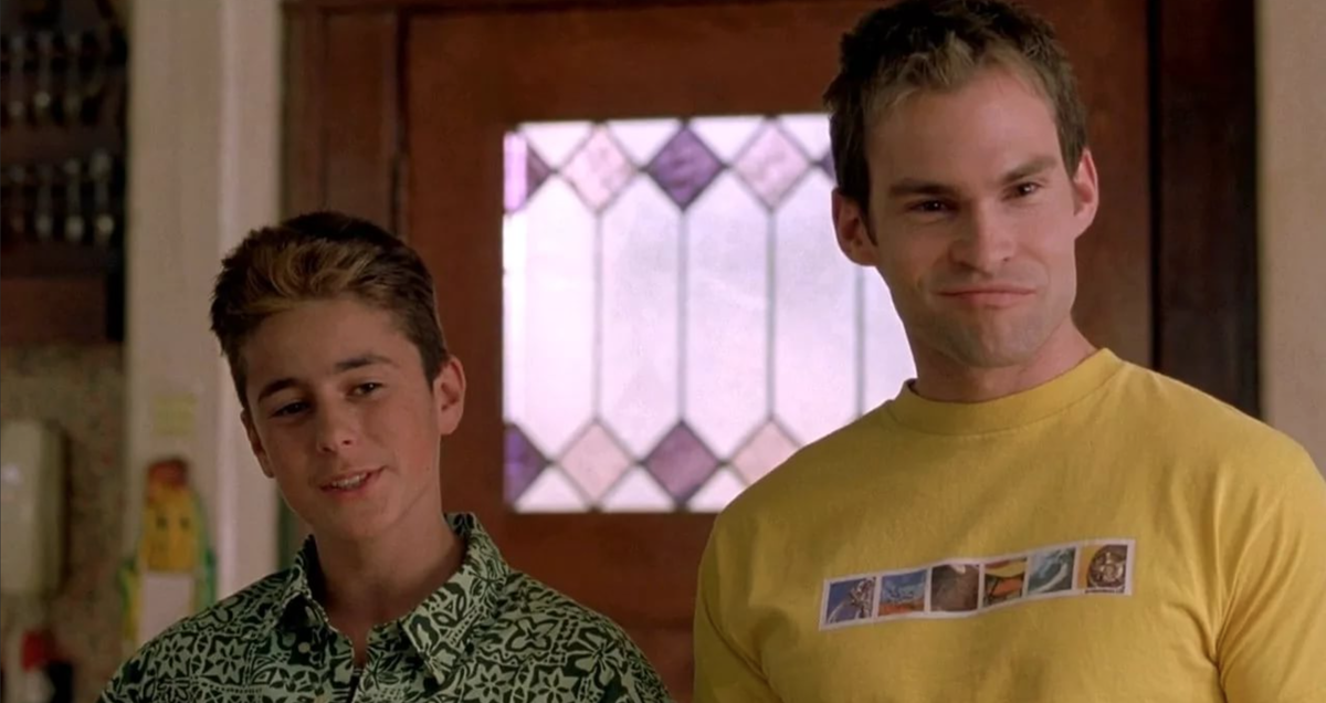 Эли Мариентал и Шонн Уильям Скотт в фильме "Американский пирог 2".