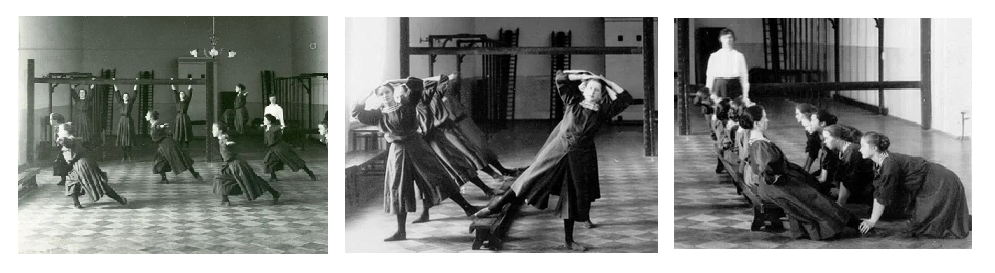 Традиционные занятия по осанке в Институте благородных девиц (Смольный, г. Санкт-Петербург)