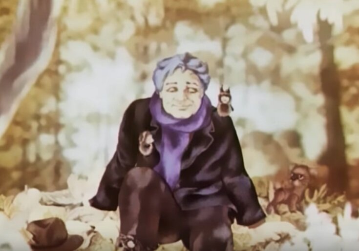 кадр из мультфильма "Не шуршать!" , Беларусьфильм, 1984. Режиссер:	Т. Житковская, сценарий: Ю. Савин, композитор: Евгений Крылатов