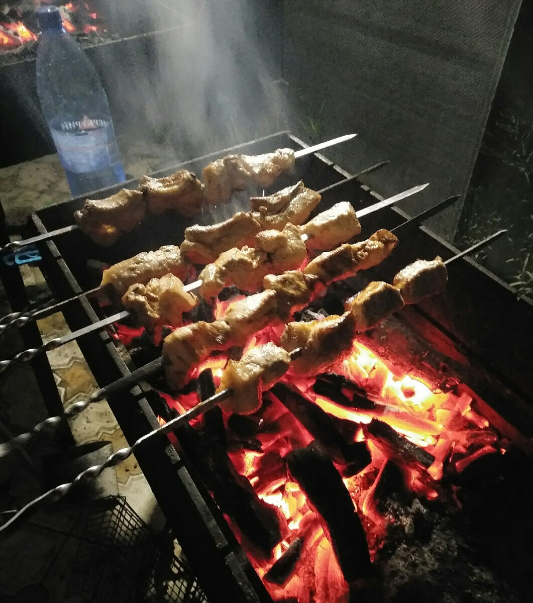 Шашлык из свинины.