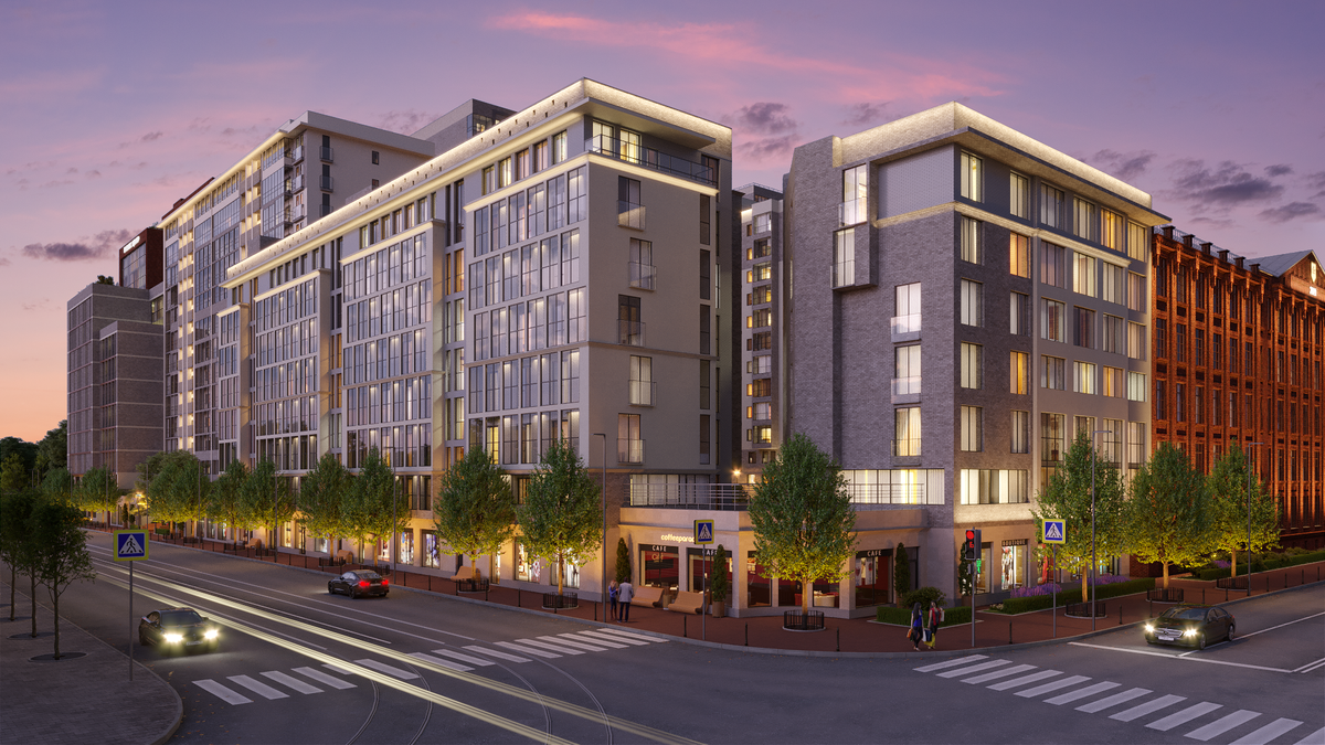 Комплекс бизнес-класса «Георг Ландрин» строится у метро  «Лесная»