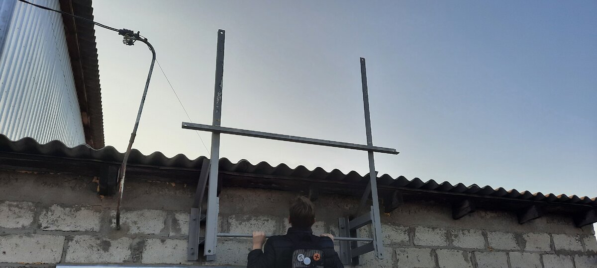 Фото перед установкой щита с кольцом.