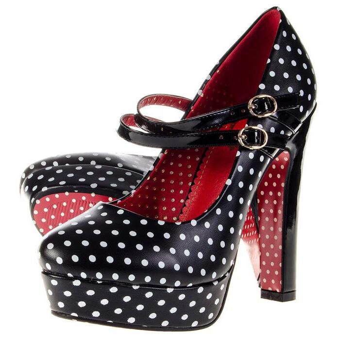 Модная обувь - туфли в горошек 2021                     Источник:  yandex.ru/images
