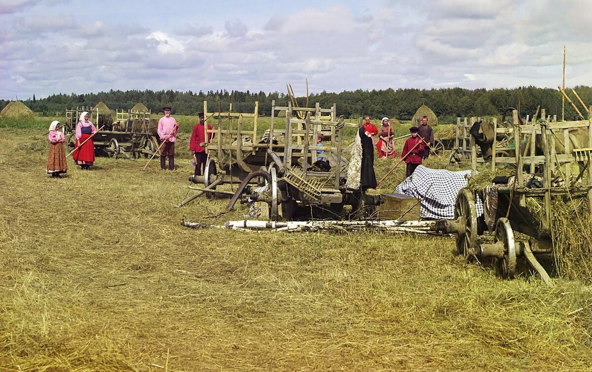 «Перерыв на сенокосе» Сергей Прокудин-Горский, 1909 год / Wikimedia Commons