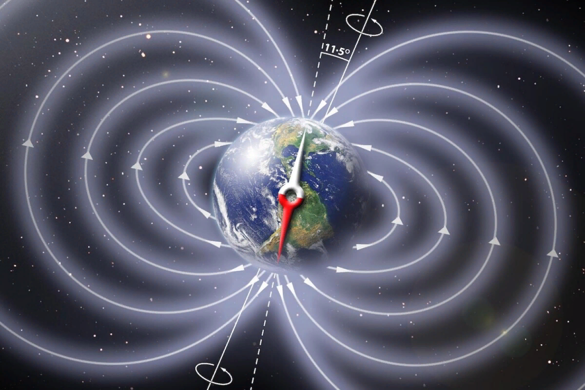 Магнитное поле земли ослабевает