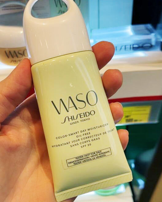 На фото: смарт-крем SHISEIDO waso — 1596. (без скидки — 3500)