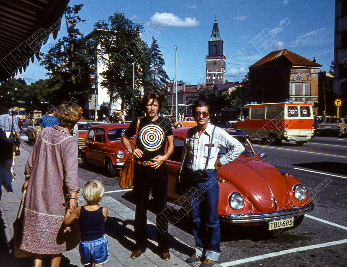 Вячеслав Малежик и Виктор Дегтярёв. Финляндия, 1981 год